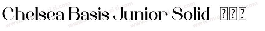 Chelsea Basis Junior Solid字体转换
